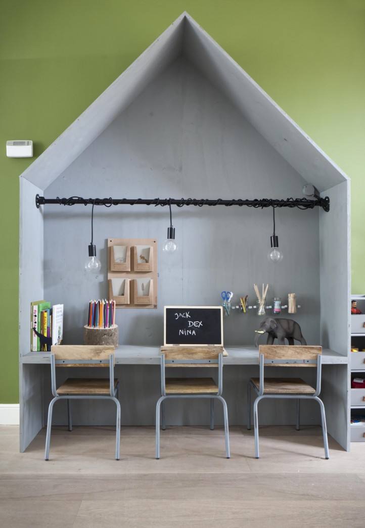 Voorzien ornament Ongepast DIY - bureau huisje voor in de kinderkamer - Coole Ouders